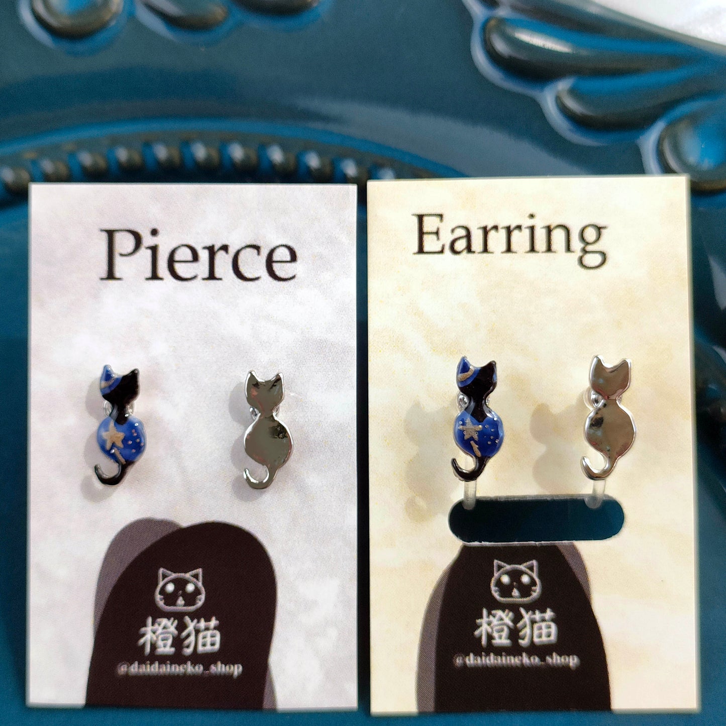 一番小さい猫 ピアス・イヤリング