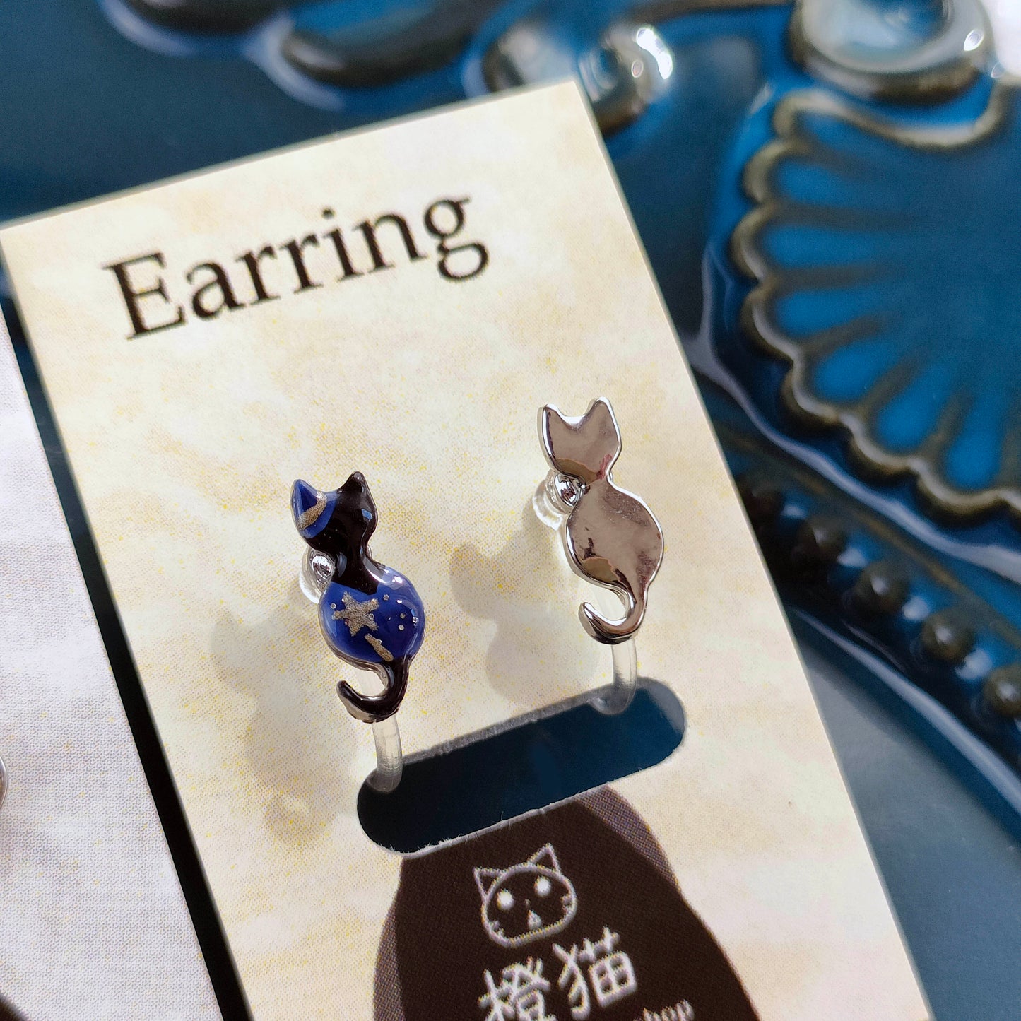 一番小さい猫 ピアス・イヤリング