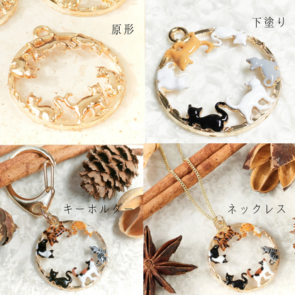 猫集会　ネックレス
