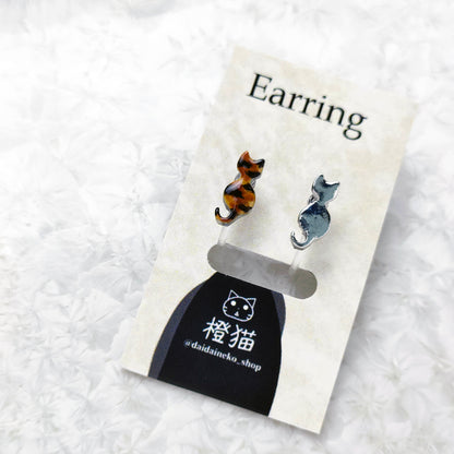 【雑誌掲載】一番小さい猫　ピアス・イヤリング
